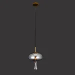 Chroma Flow - Modern Smoked Glass Pendant Light