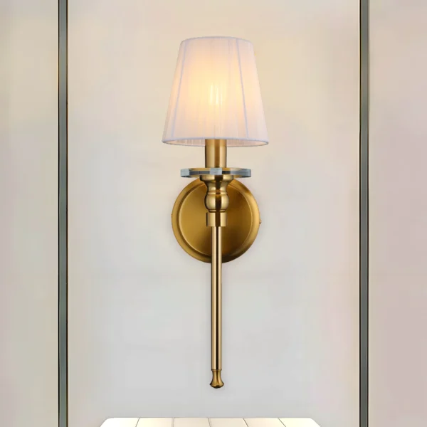 Meridian Gleam Contemporary Classic Wall Light