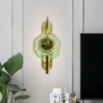Terra Radiance - Modern Textured Glass Wall Lamp