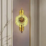 Terra Radiance Modern Textured Glass Wall Lamp