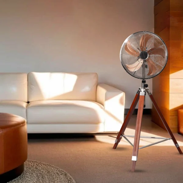 The Legacy Tripod Fan | 60w BLDC Motor | Wooden Body