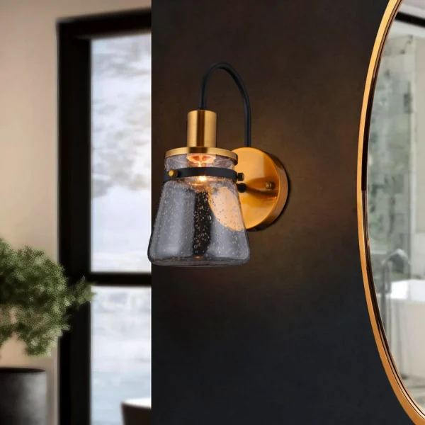 Twilight Ombre Glass Modern Wall Sconce