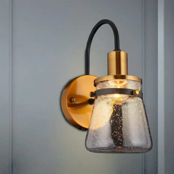 Twilight Ombre Glass Modern Wall Sconce