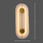 Zenith Glow Ambient Marble LED Wall Light-6