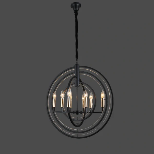 Iron Armillary Sphere Modern Pendant Light