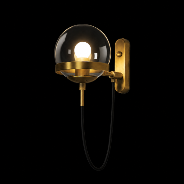 Vespera Halo Modern Luxury Sphere Wall Lamp