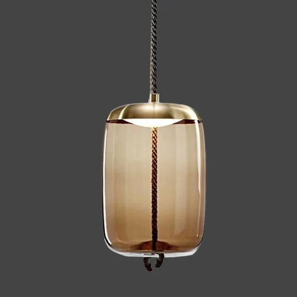Cosmos Nova Cylindrical Modern Glass Pendant