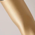 Modern gold twisted pendant light, brass finish, cylindrical hanging lamp.