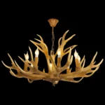 Wildwood Crown Deer Antler Rustic Chandelier