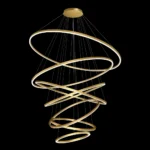 Elysian Cascade Grand Modern Seven-Ring Chandelier