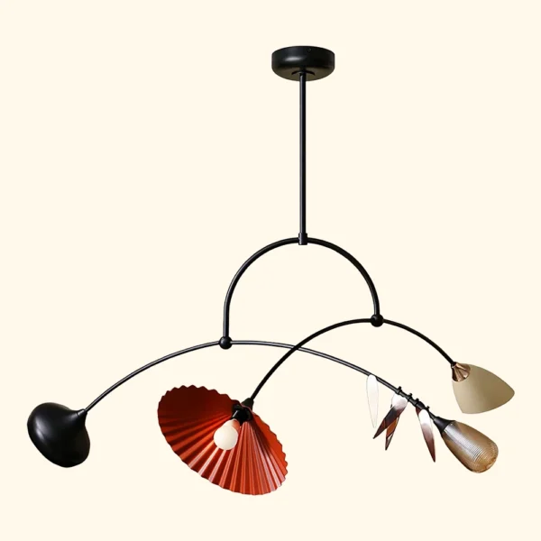 Kinetic Bloom Abstract Modern Chandelier