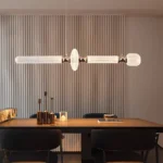 Veridian Flute Modern Linear Chandelier