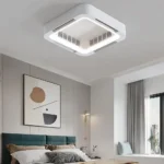 ZenBreeze Surface Bladeless Ceiling-Mounted Fan with LED-2