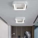 ZenBreeze Surface Bladeless Ceiling-Mounted Fan with LED-4