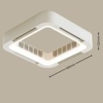 ZenBreeze Surface Bladeless Ceiling-Mounted Fan with LED-6