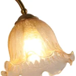 ultimate High-End Sconce to flank fireplaces, mirrors, or illuminate hallways-2 Monarch Heritage Designer Wall Lamp, Fluted Glass Shade for Bathroom