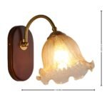 ultimate High-End Sconce to flank fireplaces, mirrors, or illuminate hallways-6 Monarch Heritage Designer Wall Lamp, Fluted Glass Shade for Bathroom