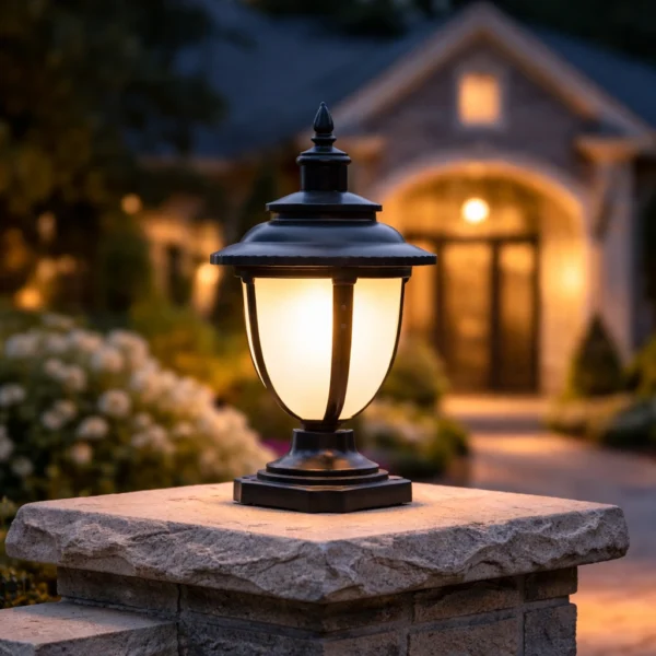 Garden Path Pillar Lantern Light