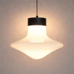 SerenBell Smoke Glass Pendant Light