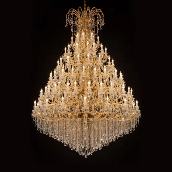 Olympus Crystal Cascade Chandelier