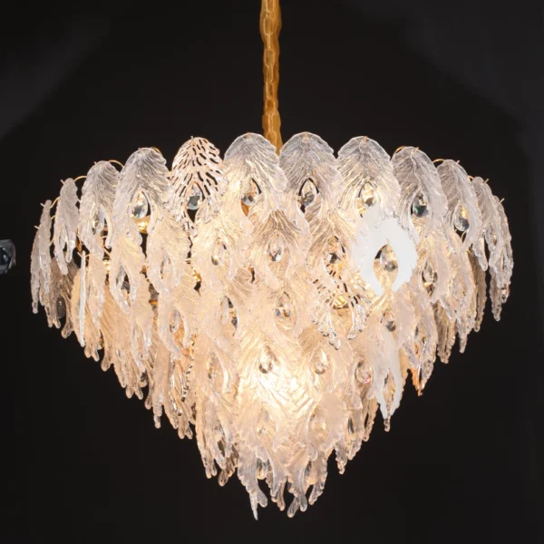 Aurora Borealis Featherburst Chandelier