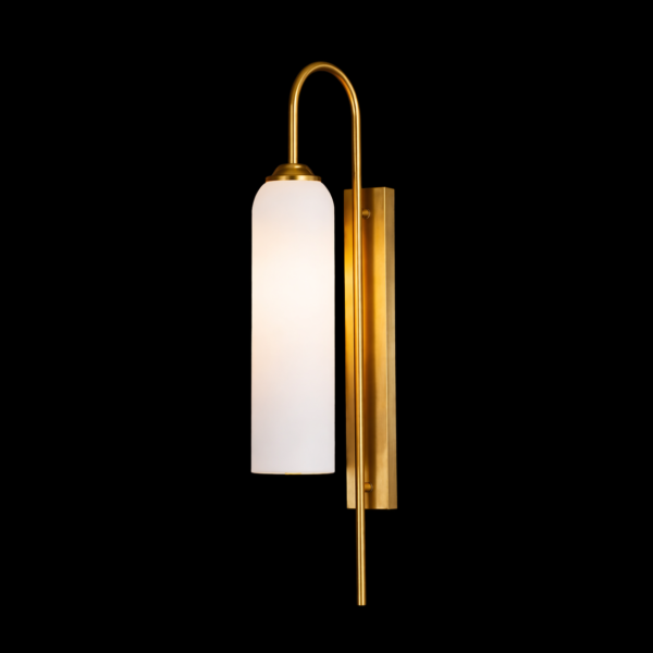 Modern White Glass Pendant Wall Light