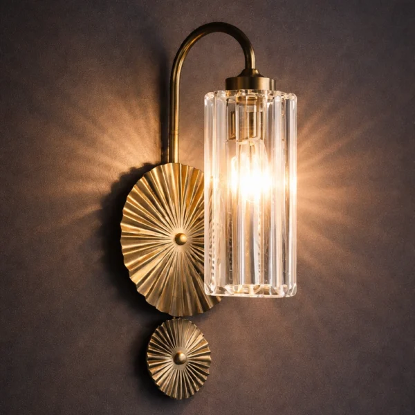 Luxury Crystal Prism Wall Light