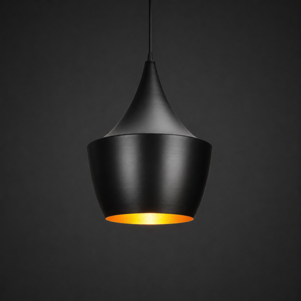NoirCone Interior Metal Pendant Light