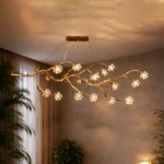 Aurora Vine Crystal Linear Chandelier