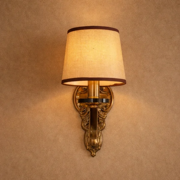 Valoria Classic Brass Wall Sconce