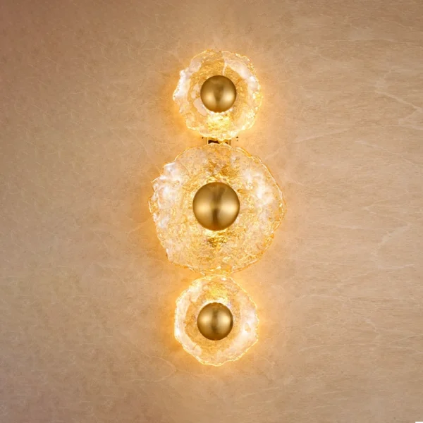 Aurora Geode Trinity Sconce