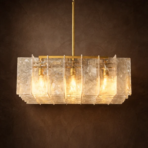 Auralis Linear Crystal Pendant Light