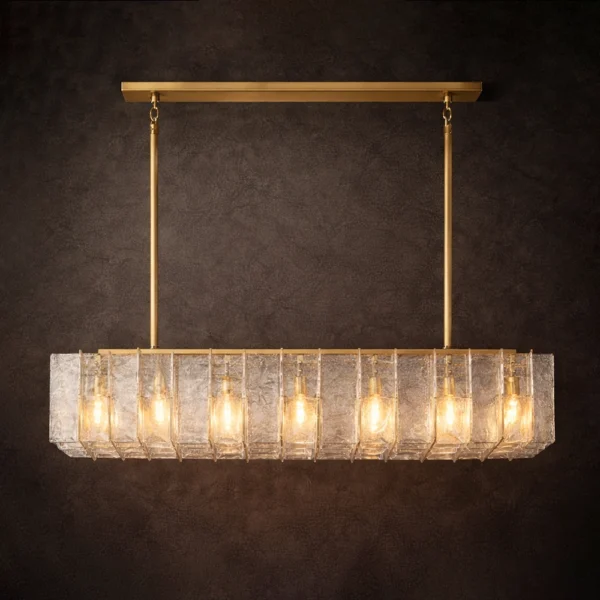 Vireon Linear Glass Chandelier