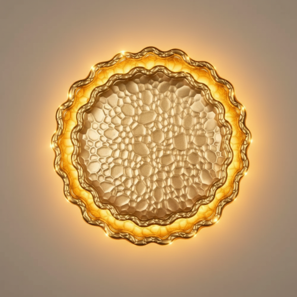 Lotus Pod Moon Glow Wall Sconce