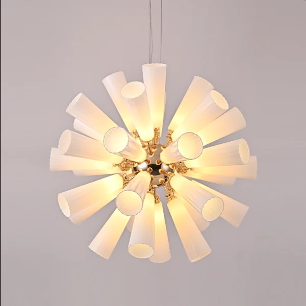 Aurora Hornburst Halo Chandelier