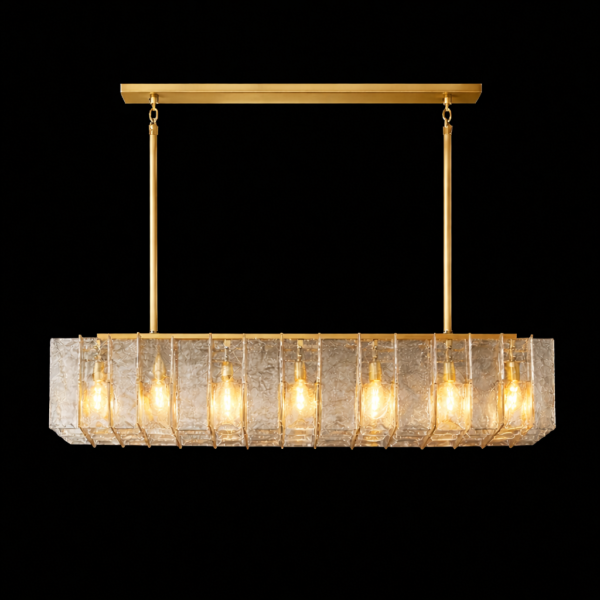 Vireon Linear Glass Chandelier