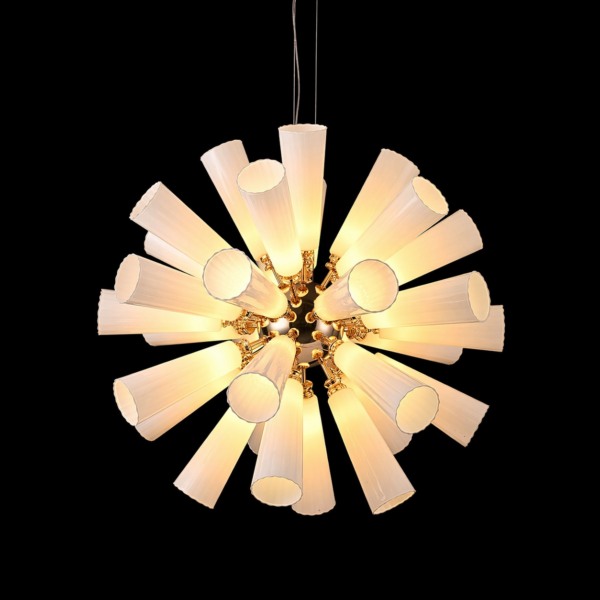 Aurora Hornburst Halo Chandelier