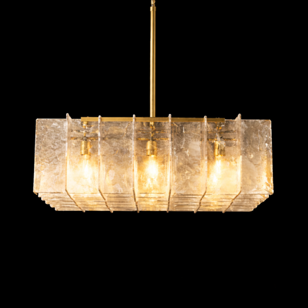 Auralis Linear Crystal Pendant Light