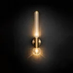 Lumivane VerticaGlow Brass Wall Sconce