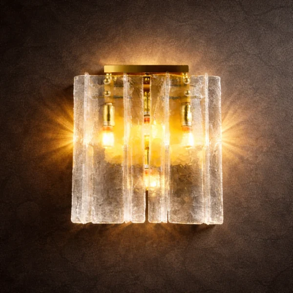 Glacera Prism Glass Wall Light