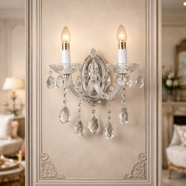 Silvara Eclat Crystal Wall Sconce