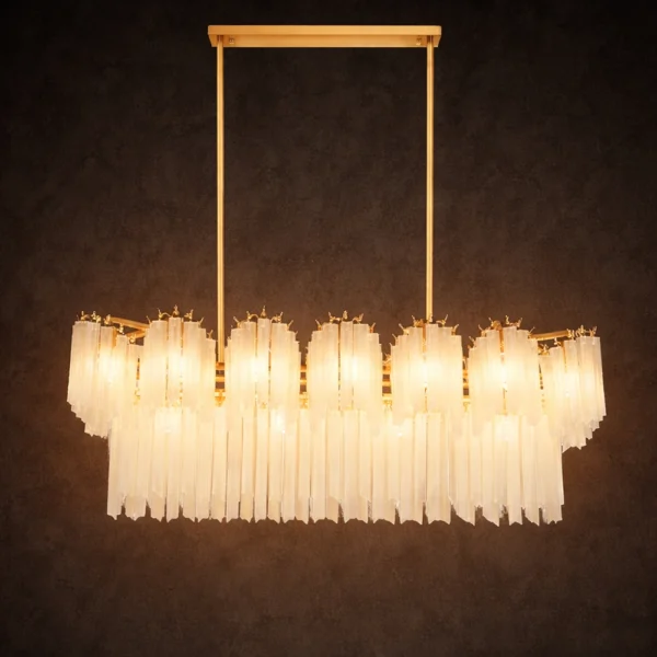 Lumira Linear Glass Chandelier