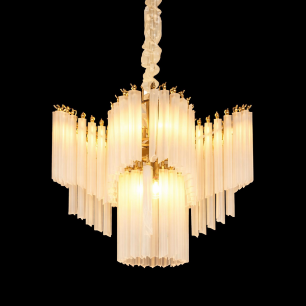 Astra Cascade Glass Chandelier