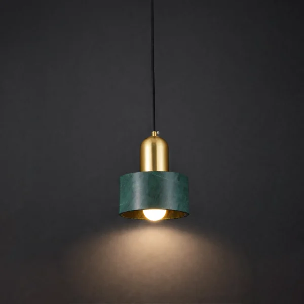 Verde Aurea Marble Pendant Light