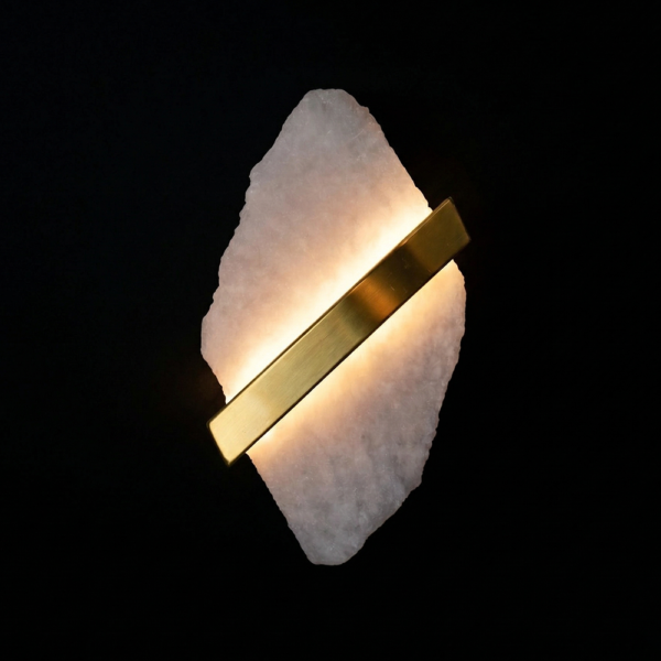 StrataEdge Marble Accent Wall Sconce
