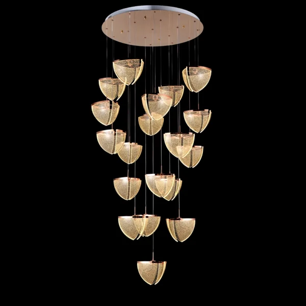 Elysian 19 Modern Shell Chandelier