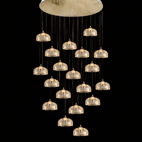 Aurelia 19 Wing Halo LED Wall Sconce