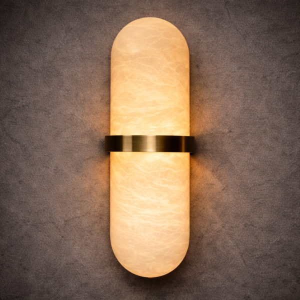 Auralis Capsule Marble Wall Sconce