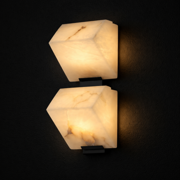 Altura Dual Marble Wall Light