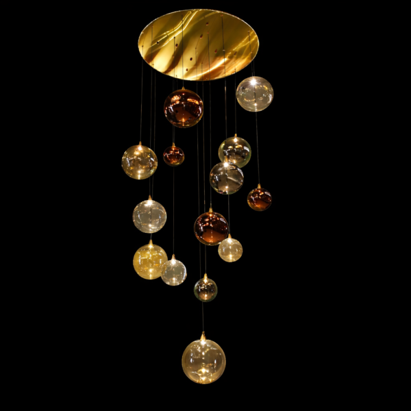 Eclipse Orb Pendant Chandelier